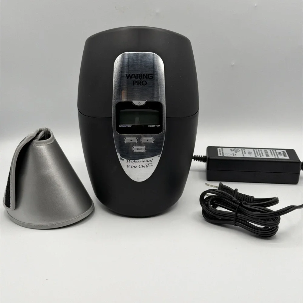 Waring Pro Wine Chiller Warmer Electric Cooler PC100 Works! +Digital User Manual